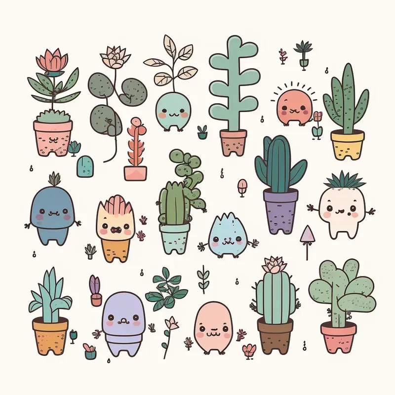 Cute Pastel Sticker Packs Midjourney Prompt PromptBase