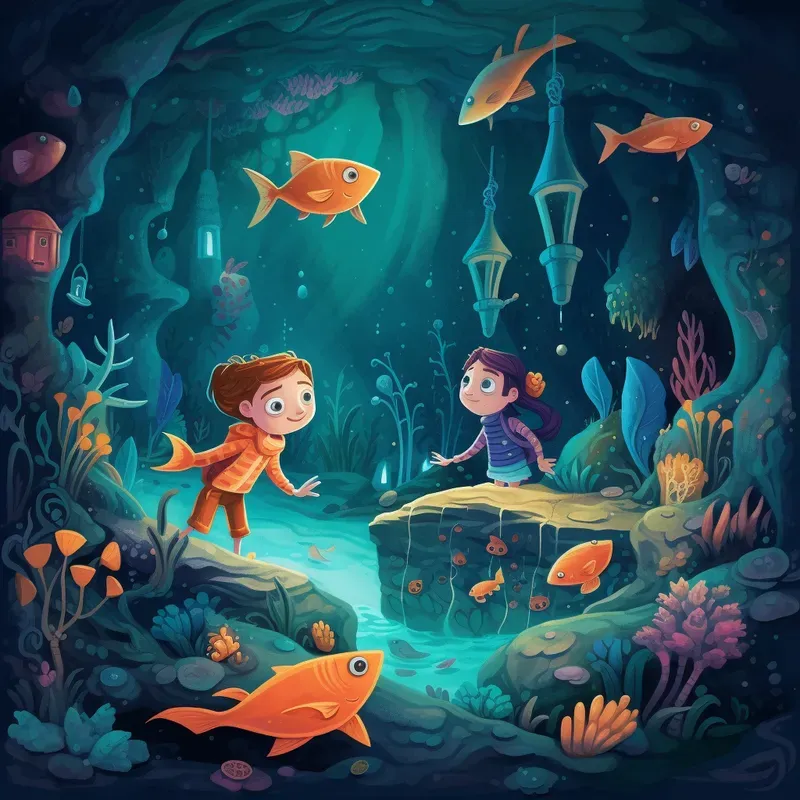 Whimsical Childrens Book Illustrations Midjourney Prompt | PromptBase