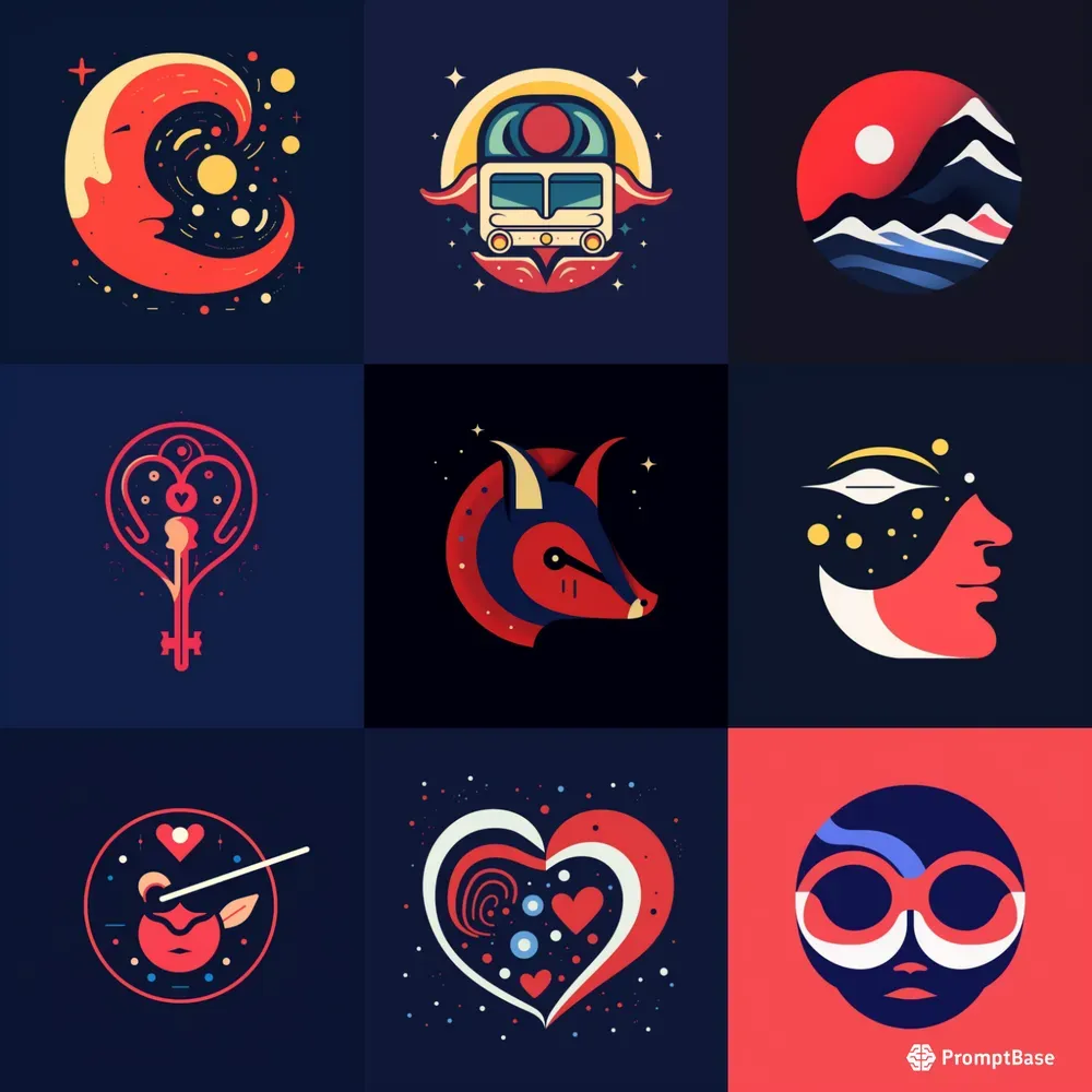 Intense Closeup Logos Midjourney Prompt PromptBase