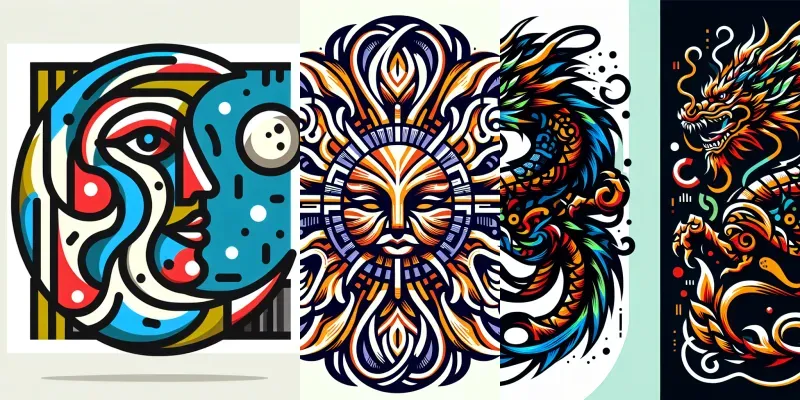 Colorful Print On Demand Generator App | PromptBase