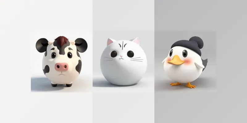 Round Animals Stable Diffusion Prompt | PromptBase
