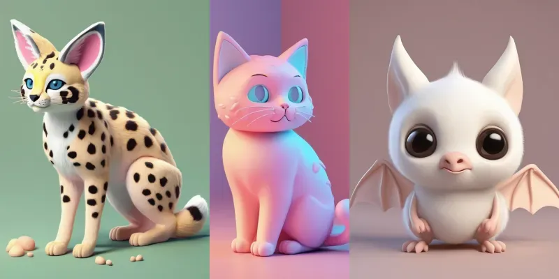 Soft Colorfulhued Animals Stable Diffusion Prompt | PromptBase