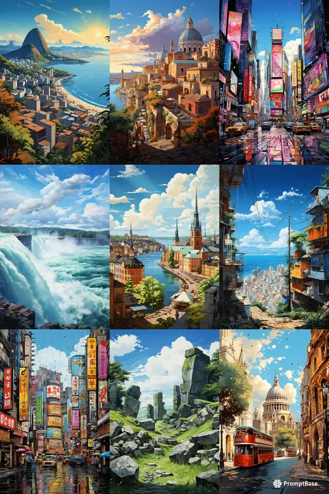 Anime Realism Postcards Midjourney Prompt PromptBase