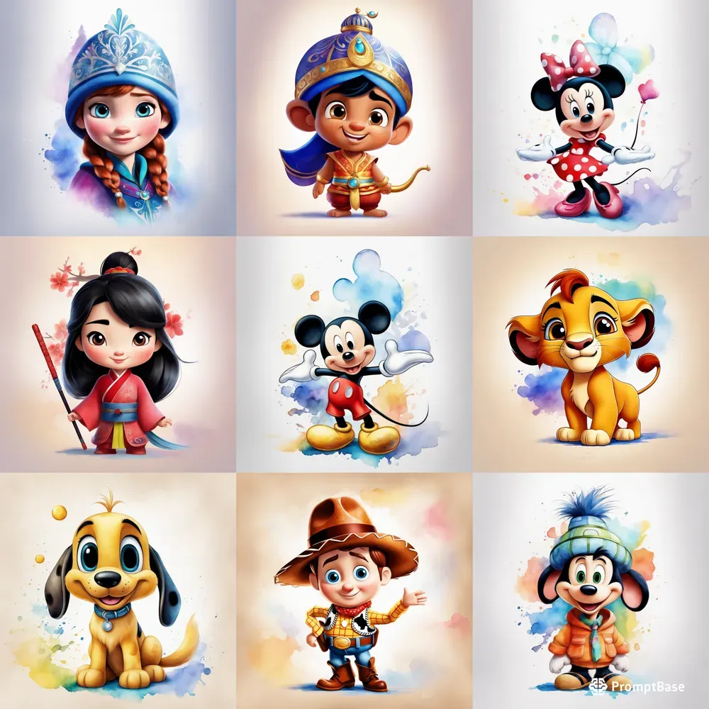Pixar Characters Stable Diffusion Prompt | PromptBase