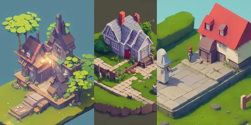3d House Stable Diffusion Prompt | PromptBase