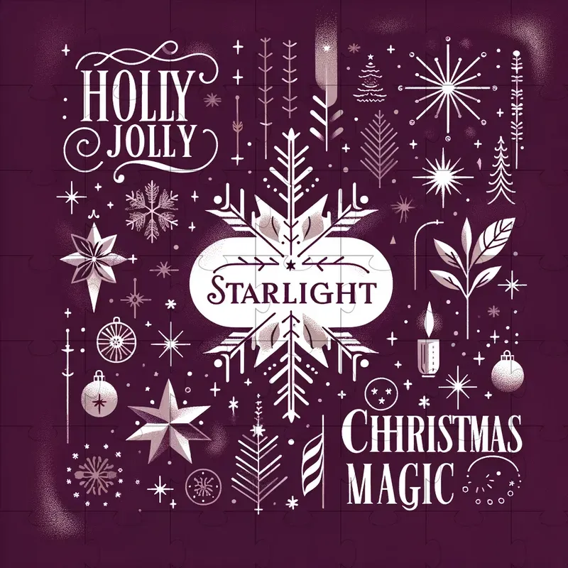 Minimalist Christmas Typography Patterns Dall E Prompt Promptbase