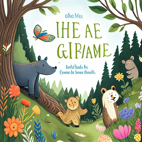 Colorful Childrens Book Cover Midjourney Prompt | PromptBase