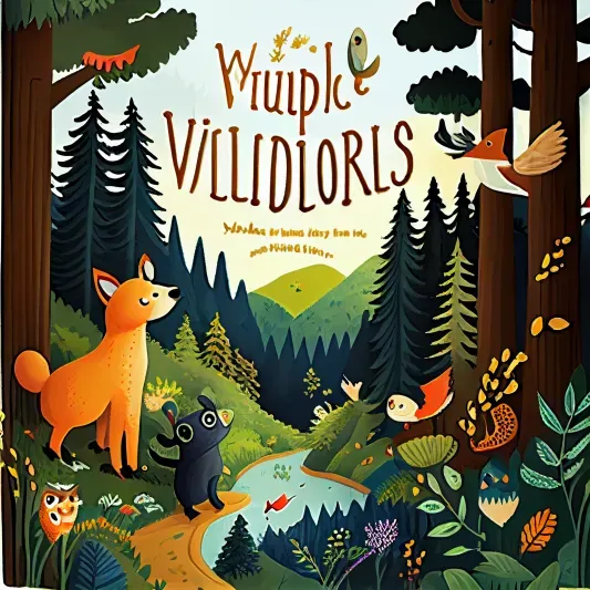 Colorful Childrens Book Cover Midjourney Prompt | PromptBase
