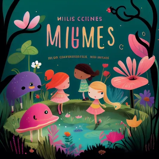 Colorful Childrens Book Cover Midjourney Prompt | PromptBase