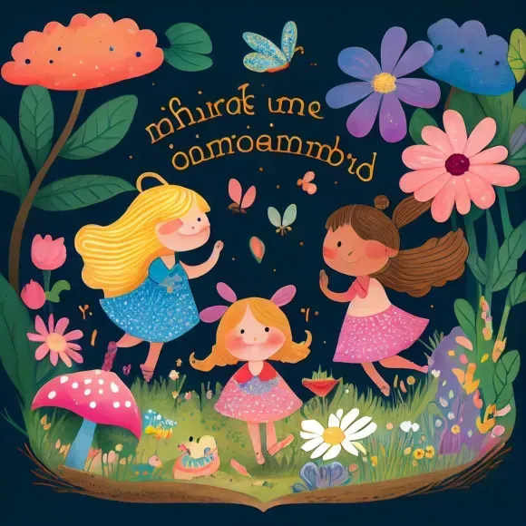 Colorful Childrens Book Cover Midjourney Prompt | PromptBase