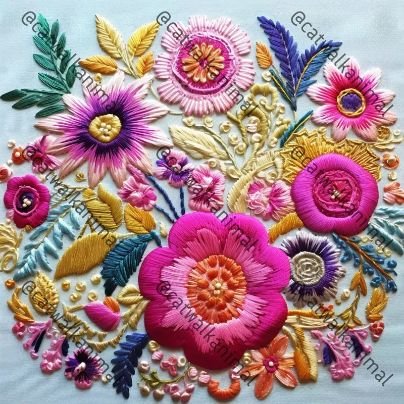 Sentimental Craftcore Craftcore Embroidery Patterns Midjourney Prompt | PromptBase