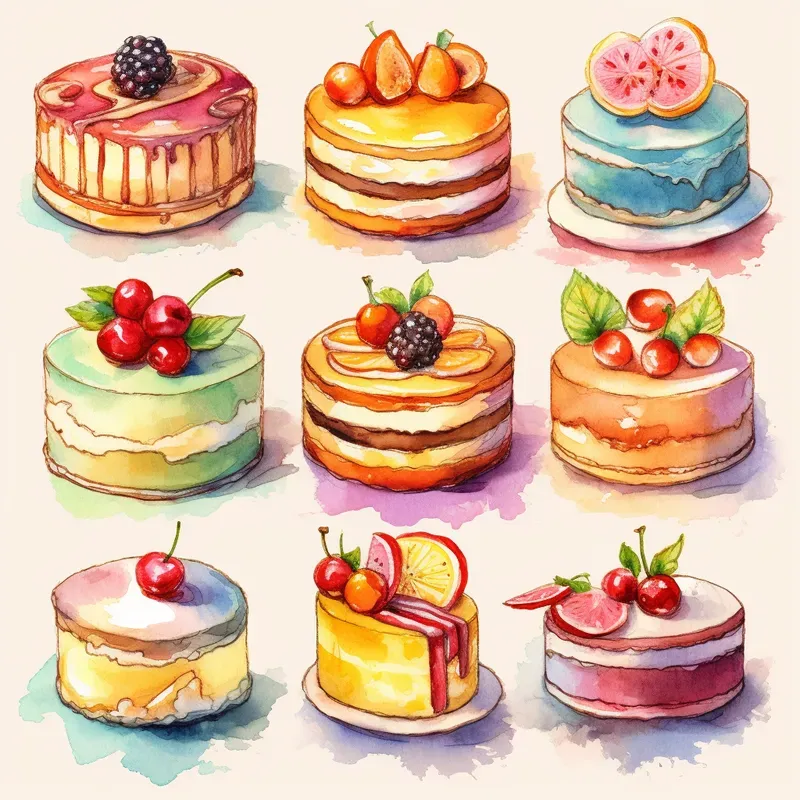 Watercolor Collections Midjourney Prompt | PromptBase
