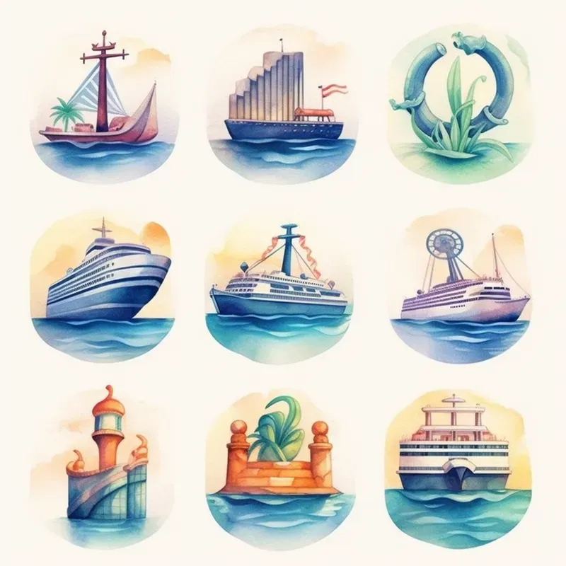 Set Of Watercolor Midjourney Prompt | PromptBase