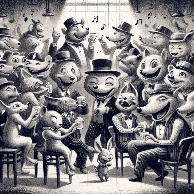 Old Black And White Cartoons DALL·E Prompt PromptBase