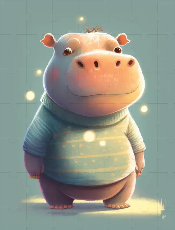 Illustrations Of Baby Animals In Outfits Midjourney Prompt | PromptBase