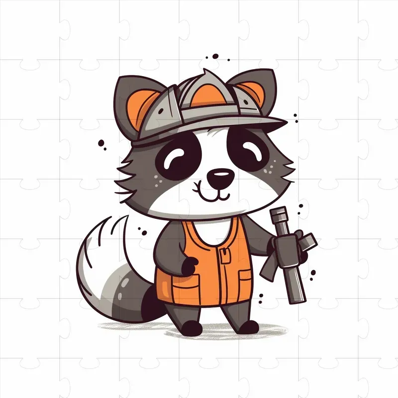 Cute Baby Animals In Various Professions Midjourney Prompt | PromptBase