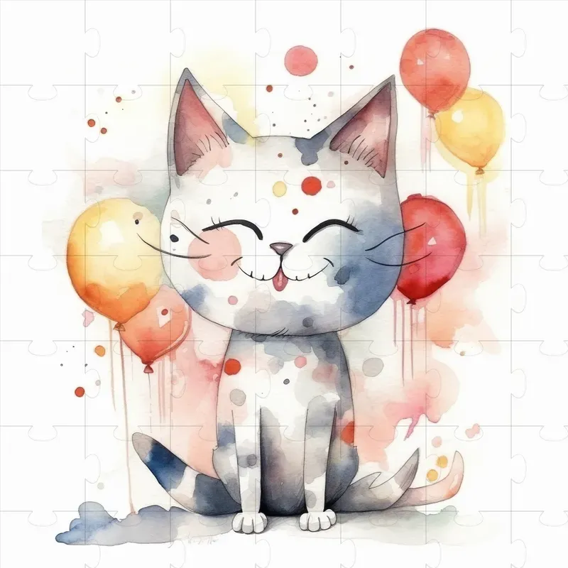 Super Cute Watercolor Animals Midjourney Prompt | PromptBase