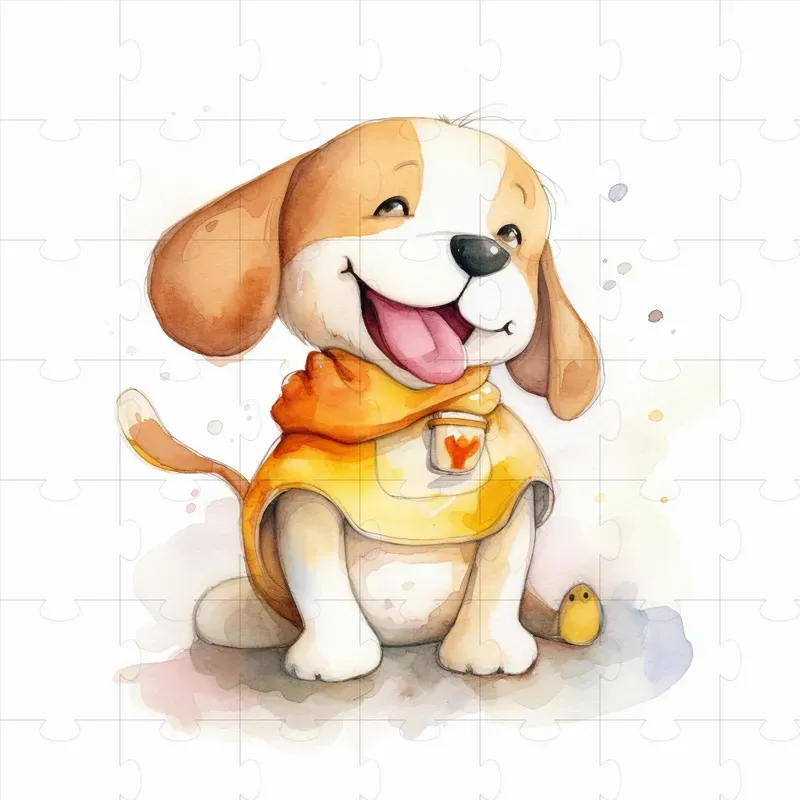 Super Cute Watercolor Animals Midjourney Prompt | PromptBase