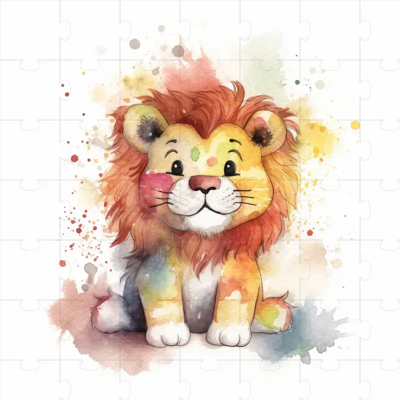 Super Cute Watercolor Animals Midjourney Prompt | PromptBase