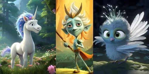 Cute Disney And Pixar Characters Stable Diffusion Prompt | PromptBase