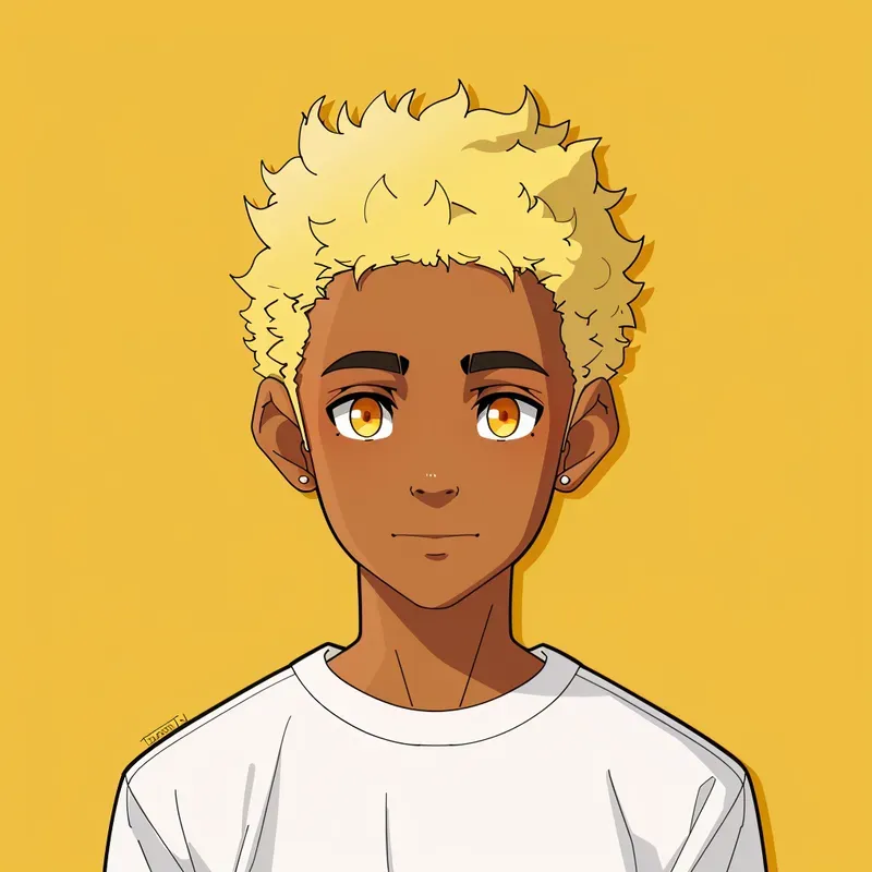 2D Anime Manga Avatar Profile Pictures Midjourney Prompt | PromptBase