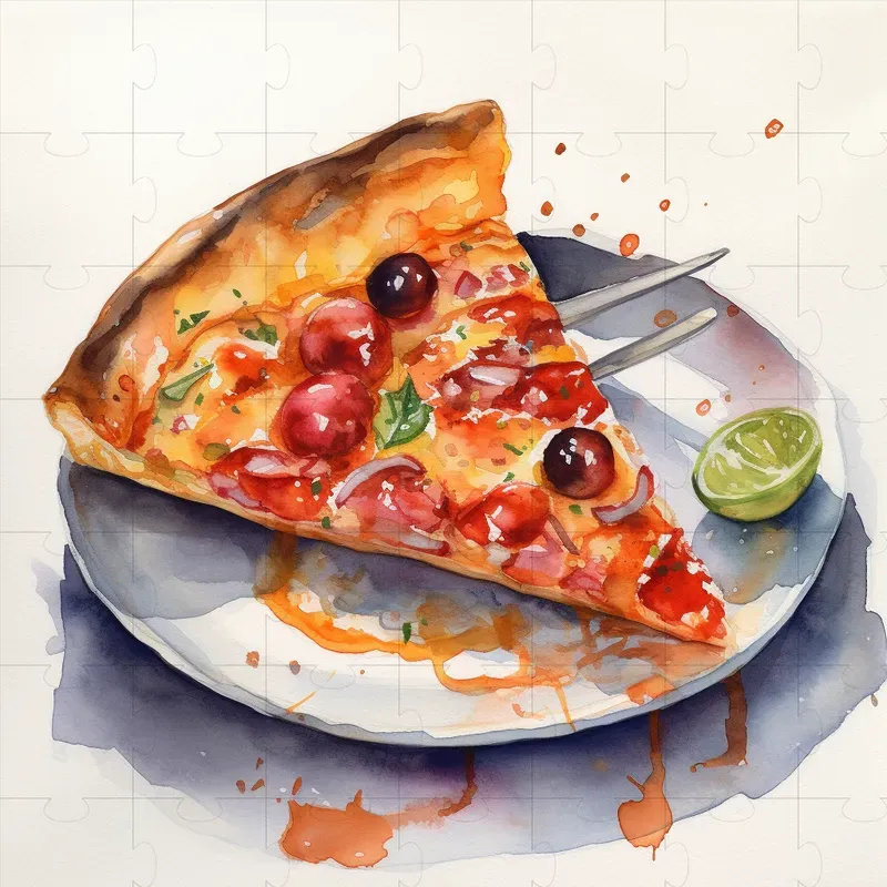 Watercolor Food Paintings Midjourney Prompt | PromptBase
