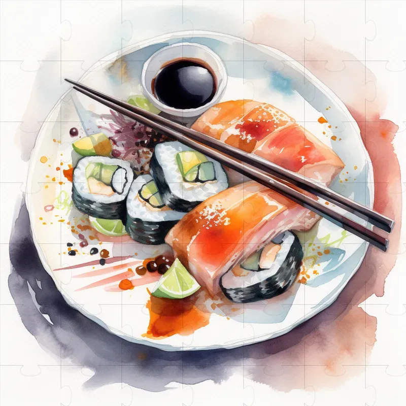 Watercolor Food Paintings Midjourney Prompt | PromptBase