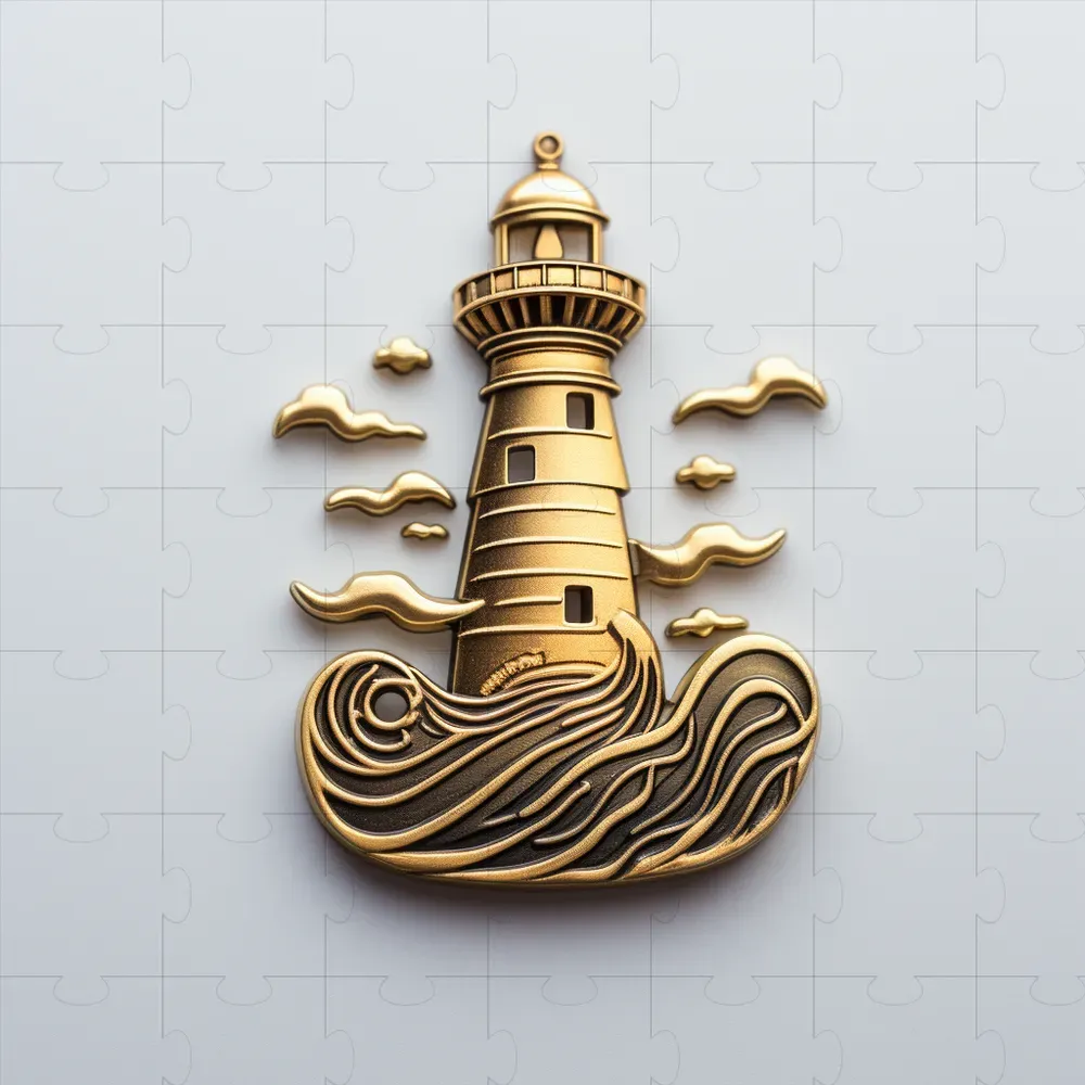 Golden Pins Midjourney Prompt PromptBase