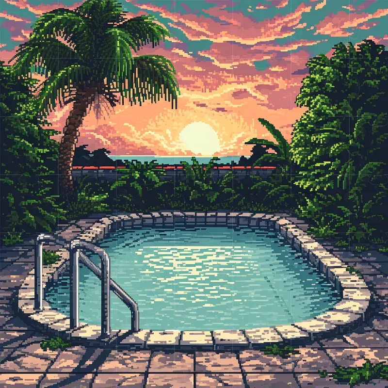 Pixel Art Landscapes Midjourney Prompt | PromptBase