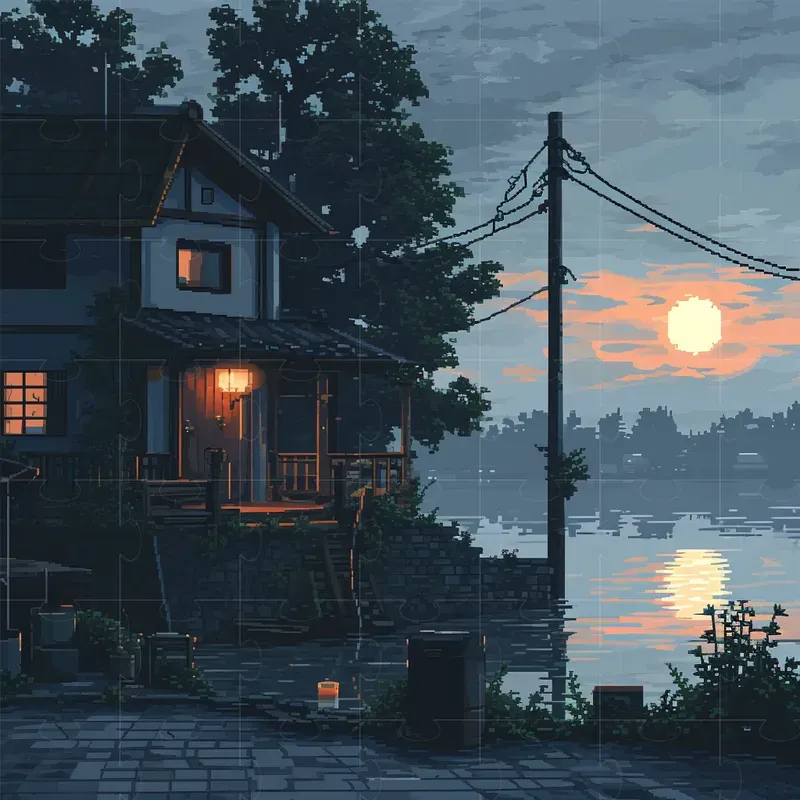 Pixel Art Landscapes Midjourney Prompt | PromptBase