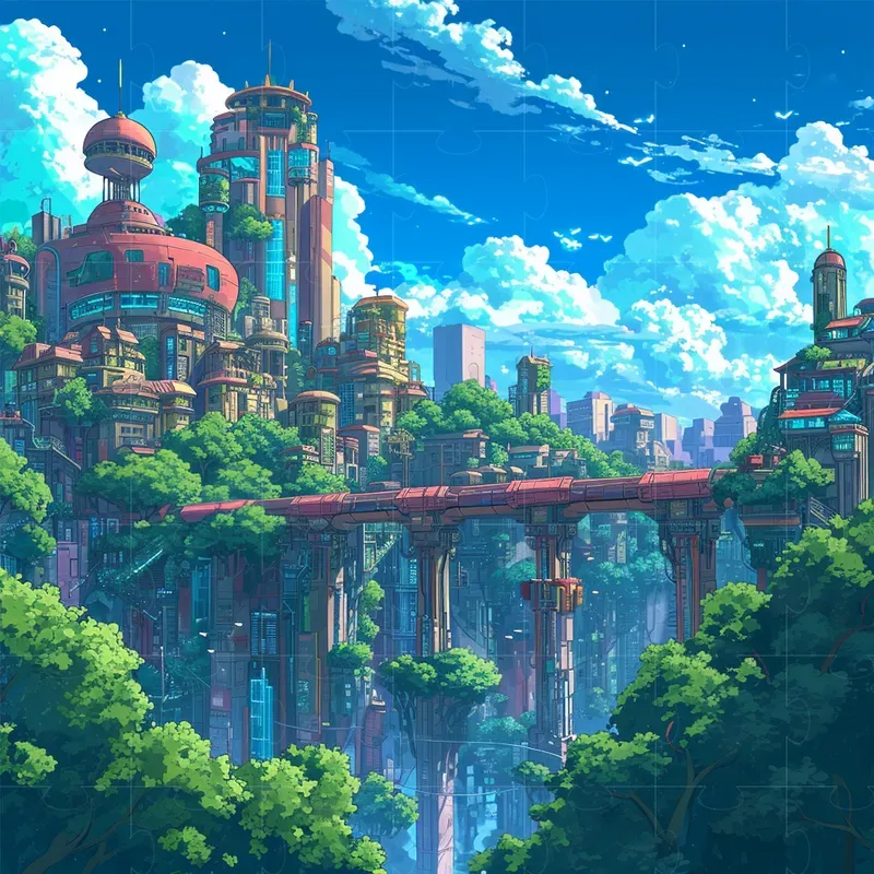 Anime-style Game Art Midjourney Prompt | PromptBase