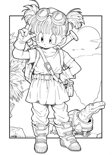 Bulma Coloring Pages [2025]