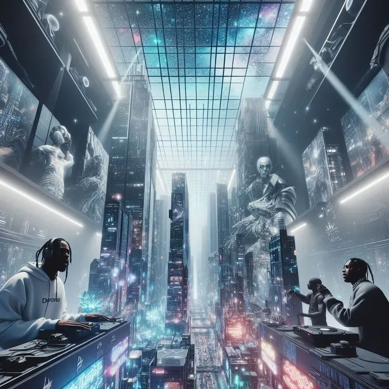 Futuristic Rap Culture Fusion DALL·E Prompt | PromptBase