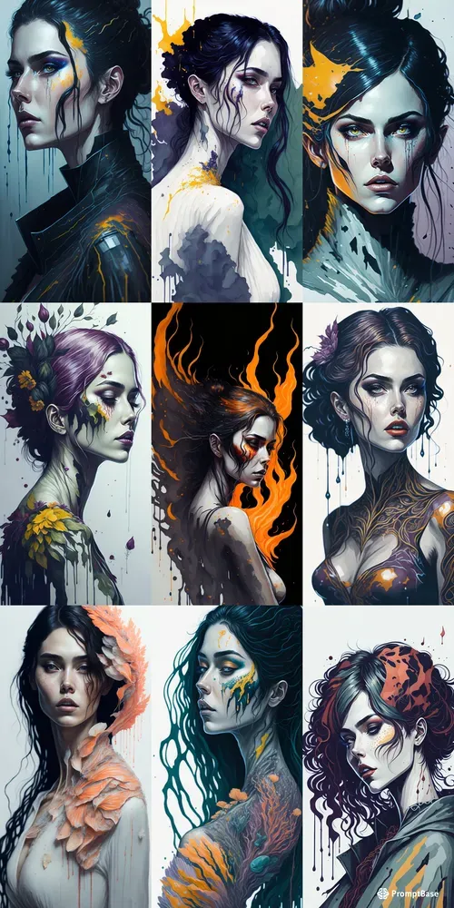 Watercolor Portraits Themed Leonardo Ai Prompt | PromptBase