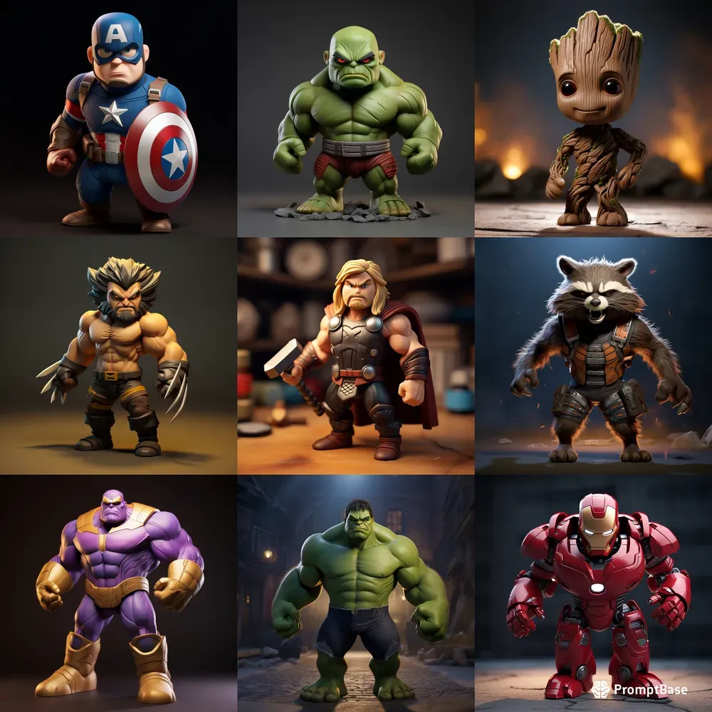 Micro Marvels The Diminutive Defenders Midjourney Prompt | PromptBase