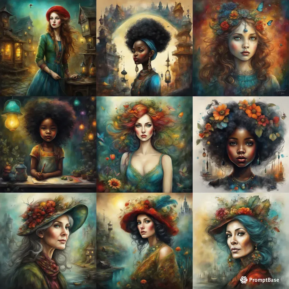 Magical Portraits Of Women Stable Diffusion Prompt | PromptBase