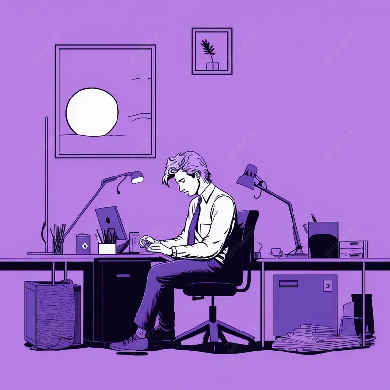 Flat Office Illustrations Midjourney Prompt PromptBase