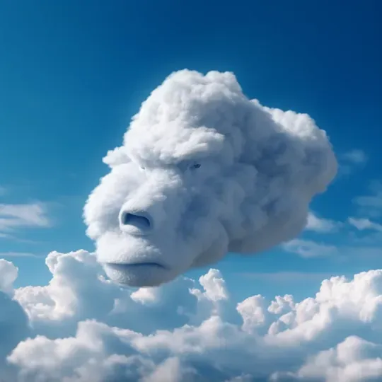 Clouds In The Shapes Of Animals Midjourney Prompt | PromptBase
