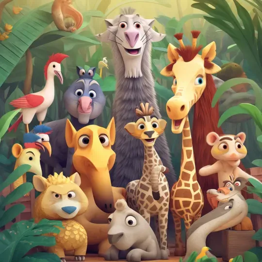 Childrens Animal Book Illustrations Midjourney Prompt | PromptBase