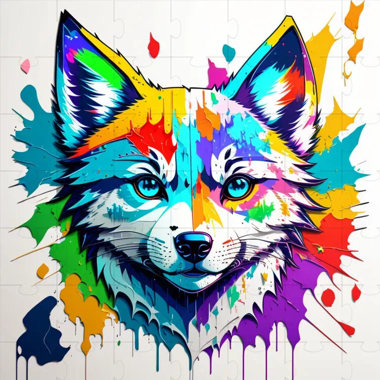 Striking And Colorful Animal Faces Stable Diffusion Prompt | PromptBase