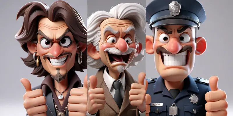 Caricatures With Exaggerated Features Stable Diffusion Prompt | PromptBase