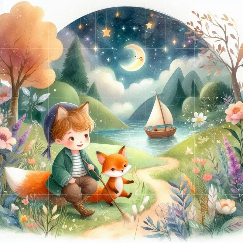 Cute Kids Storybook Illustration Dall E Prompt Promptbase
