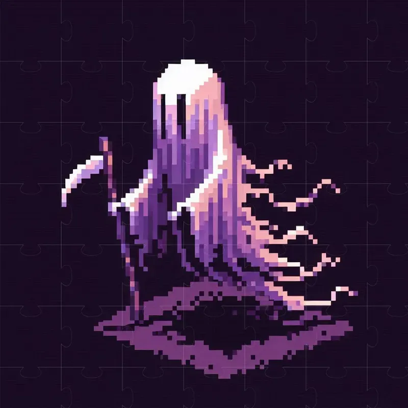 Isometric Halloween Pixel Art Characters DALL·E Prompt | PromptBase