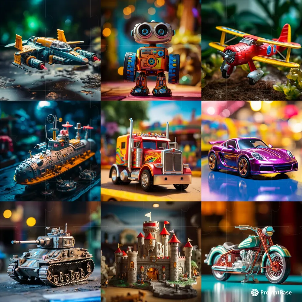 Toy Model Photographs Midjourney Prompt PromptBase