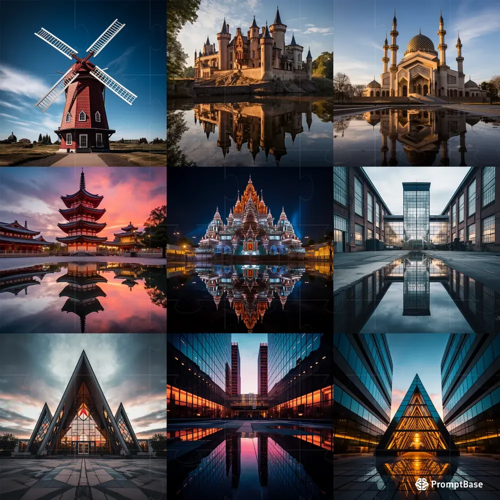 Architectural Photos Midjourney Prompt | PromptBase