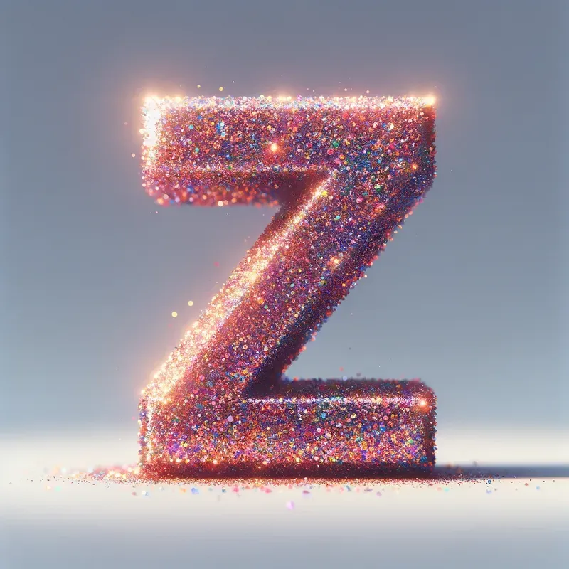 Photorealistic Glitter Letters DALL·E Prompt | PromptBase