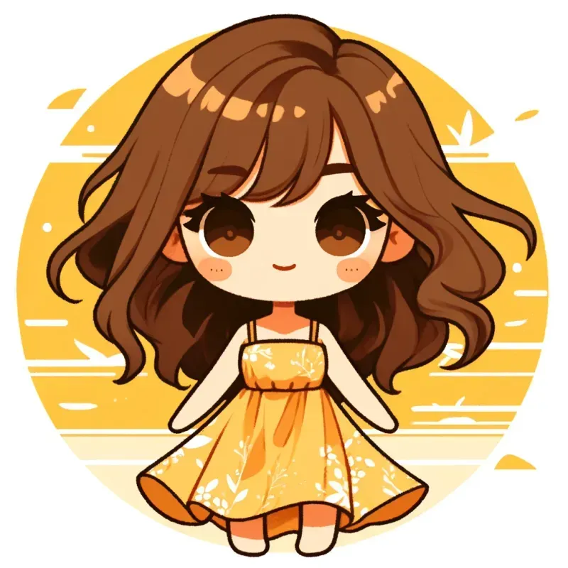 Vector Flat Illustrations Chibi Art DALL·E Prompt | PromptBase