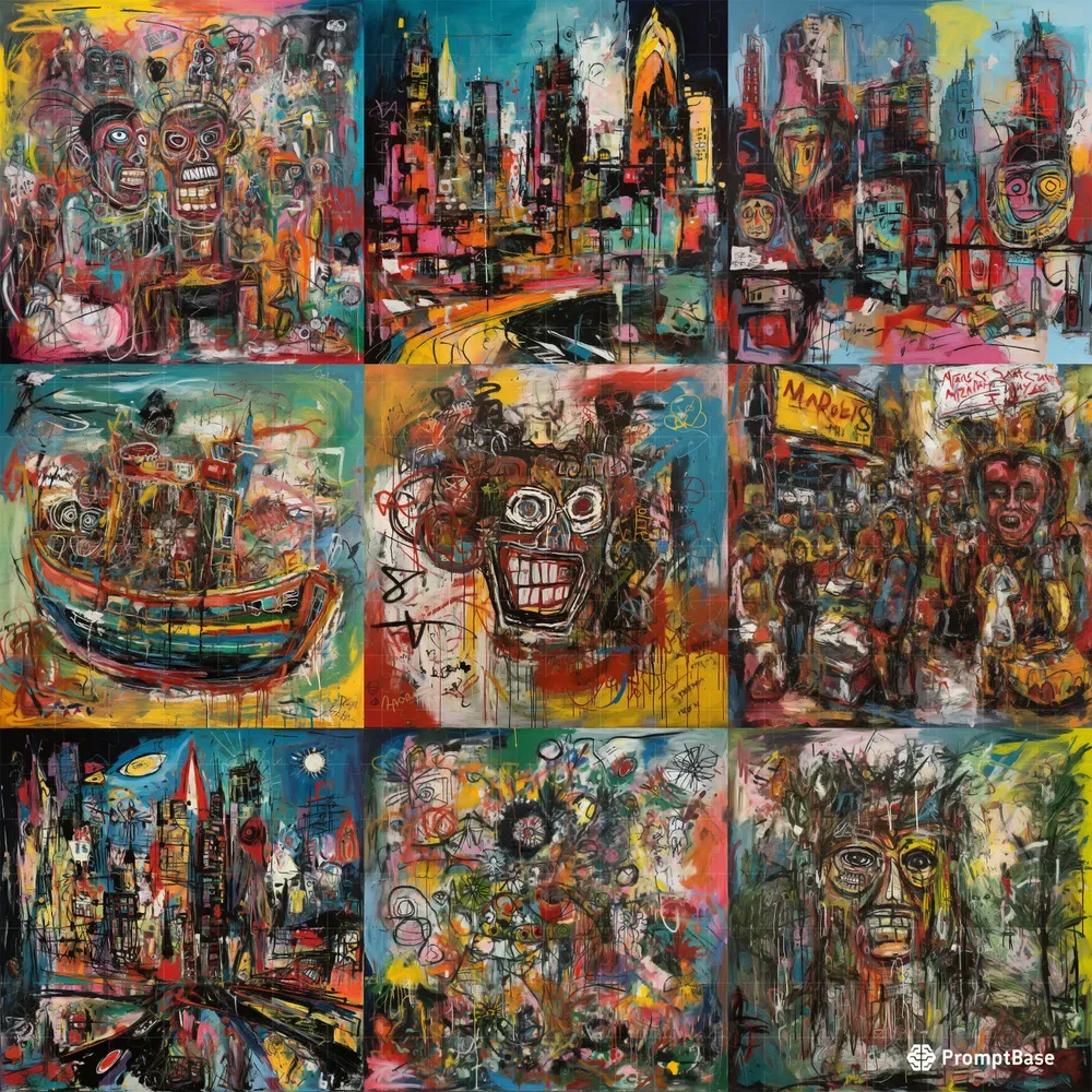 Abstract Expressionism Art Pieces Midjourney Prompt PromptBase