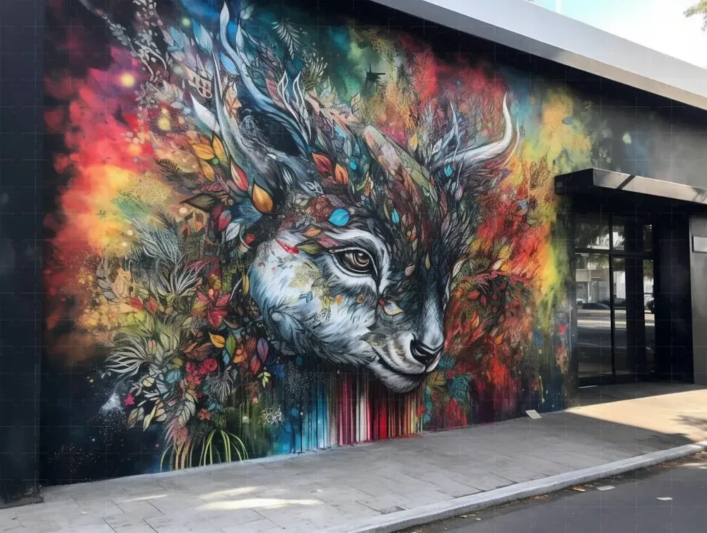 Urban Canvas Street Art Symphonies Midjourney Prompt PromptBase