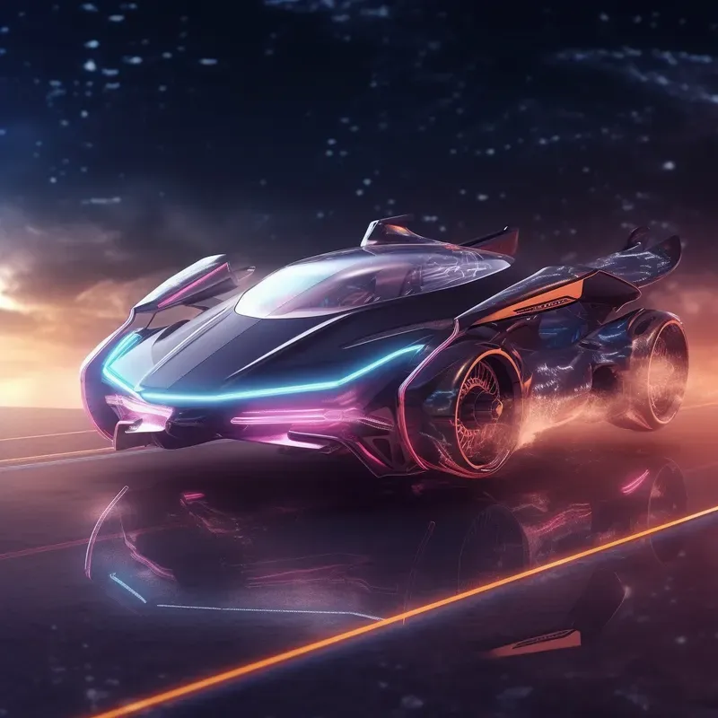 Vehicles Reimagined Futuristic Rides Midjourney Prompt | PromptBase